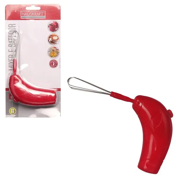 Mini Mixer E Batedor de Ovos Vermelho - Hauskraft