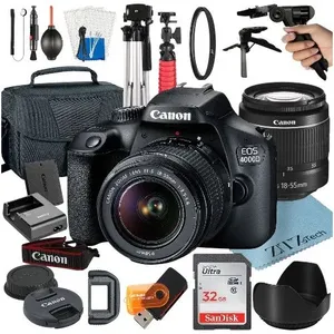 Kit Câmera Digital Canon T100 21 Peças 32GB Preto W-BI