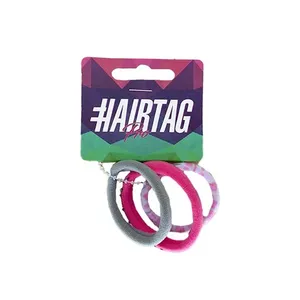 Elásticos Cabelo Hair Tag Sem Emenda Shinning