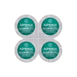 Aspirina Microativa Ácido Acetilsalicílico 500mg 4 comprimidos
