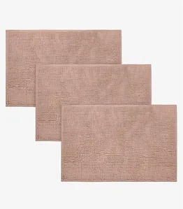 Kit 3 Tapetes Pipoca Bolinha Toque Macio Rovitex Home Rosa UN / Rosa