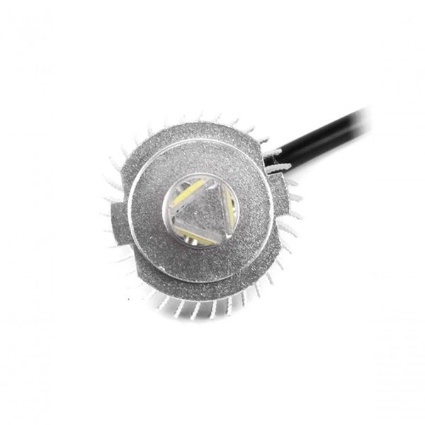 Lâmpada Automotiva LED para Farol POWERLED 3D H7 6000K 50W 4500LM Branco Compatível com Carros e Caminhões em Alumínio Lâmpada Automotiva LED para Farol POWERLED 3D H7 6000K 50W Branco Compatível com Carros e Caminhões