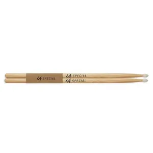 Baqueta 5B Ponta Nylon LA Special LA5BN Hickory Amadeirado Promark Baqueta 5B Ponta Nylon LA5BN Hickory Amadeirado Promark