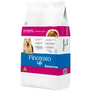 Ração Cães Adultos Finotrato Sensitive Raças Pequenas E Médias Cordeiro E Arroz 3kg (MP)