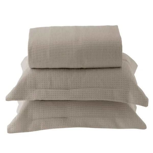 Kit Colcha Solteiro Porto 100% Algodão 6259 Charuto 2 Peças 150x240cm 18404 - BecaDecor