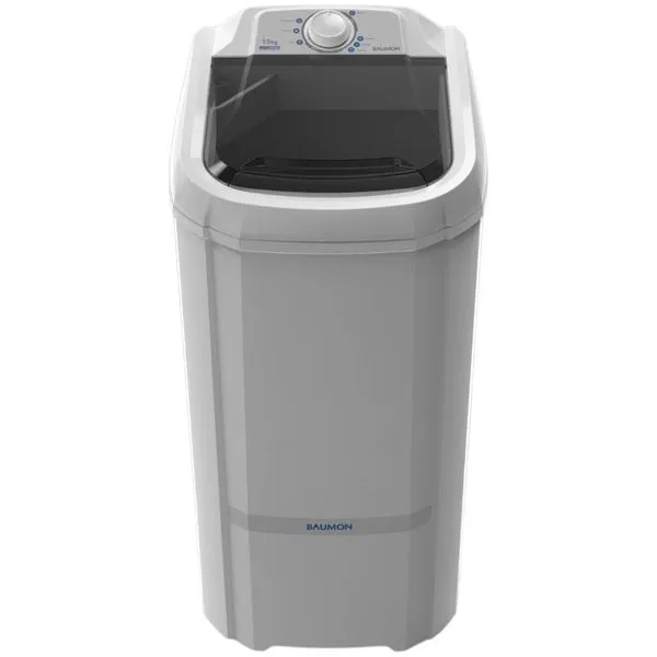 Máquina De Lavar Tanquinho Baumon 15kg Semiautomática 127V Branco LBS15