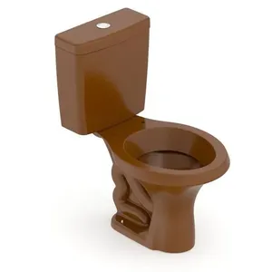 Kit Vaso Sanitário Com Caixa Acoplada Logasa 6 Litros Parati Ocre (MP)