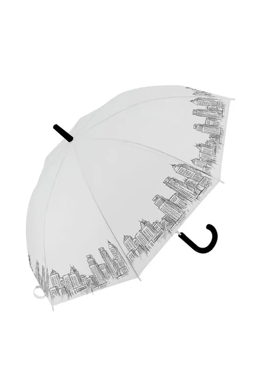 Sombrinha Brizi Longa Transparente Gotas