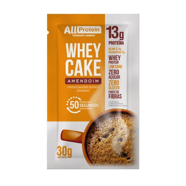 Whey Cake Amendoim All Protein 30g
