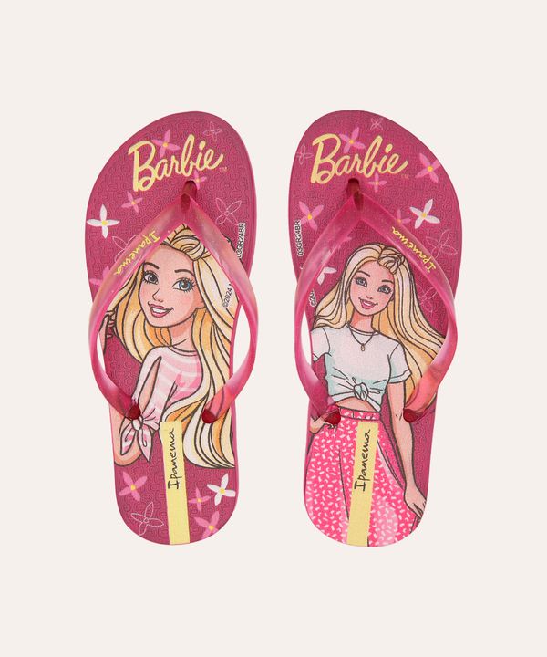 chinelo infantil barbie ipanema rosa 29-30