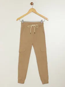 Calça Sarja Cargo Juvenil Para Menino - CARAMELO 16