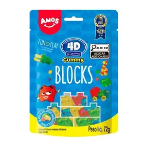 Bala Amos 4D Gummy Blocks 72g BALA AMOS 72G 4D GUMMY BLOCKS