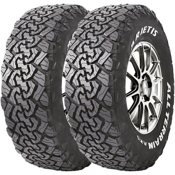 KIT 2 Pneu Arietis All-Terrain AX5 265/75 R16 AT Aro 16 123/120S 10PR LT OWL