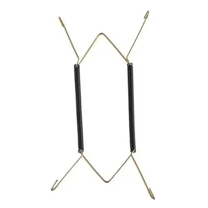 Suporte Gancho Mola Dourada Prato Decorativo Parede Pendurar Bolo 18 A 30cm