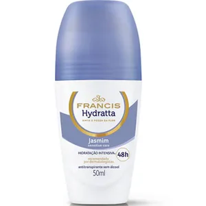 Desodorante Roll On Francis Hydratta Feminino Azul Jasmin 50ml