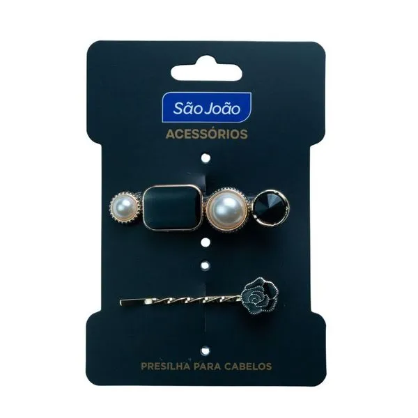 Kit Grampo para Cabelo 3061 São João KIT GRAMPO P/CABELO 3061 SAO JOAO