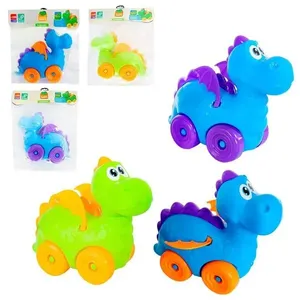 Brinquedo Infantil Carrinho Dragossauro Que Bate as Asas e Mexe a Cabeça para Estimular Criatividade JP Brink Brinquedo Infantil Carrinho Dragossauro com Rodas Que Mexe as Asas e a Cabeça JP Brink