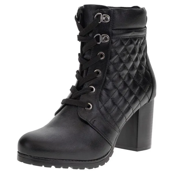 Bota Feminina Coturno Mooncity - 73128 PRETO 38