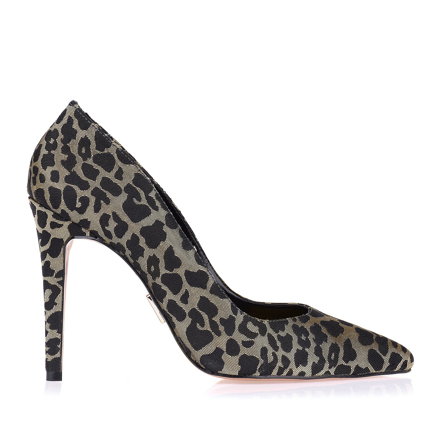 Scarpin Salto Alto Shine Leopard