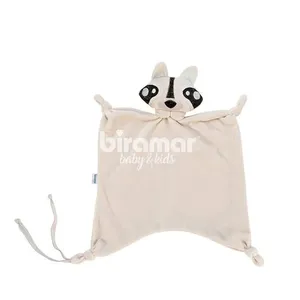 Naninha para Bebê - 30 Cm - Plush Bordada Sweet - Guaxinim Cinza - Biramar