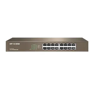 Switch IP-COM 16 Portas 10/100/1000 não Gerenciável Giga Metal G1016D