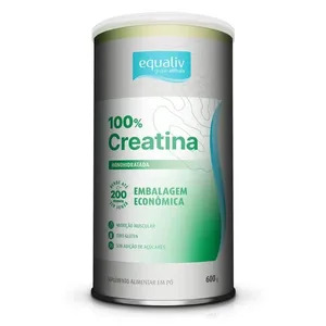 Suplemento Alimentar em Pó 100% Creatina Equaliv 600g