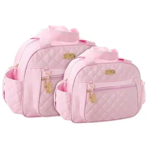 Kit Bolsas Maternidade Griff Baby 3047/3048 Rosa