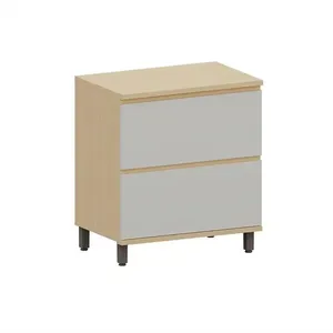 Balcão De Cozinha 100% Mdf 1 Porta 1 Gav Com Tampo 80cm Aura Carvalho/cinza Cristal