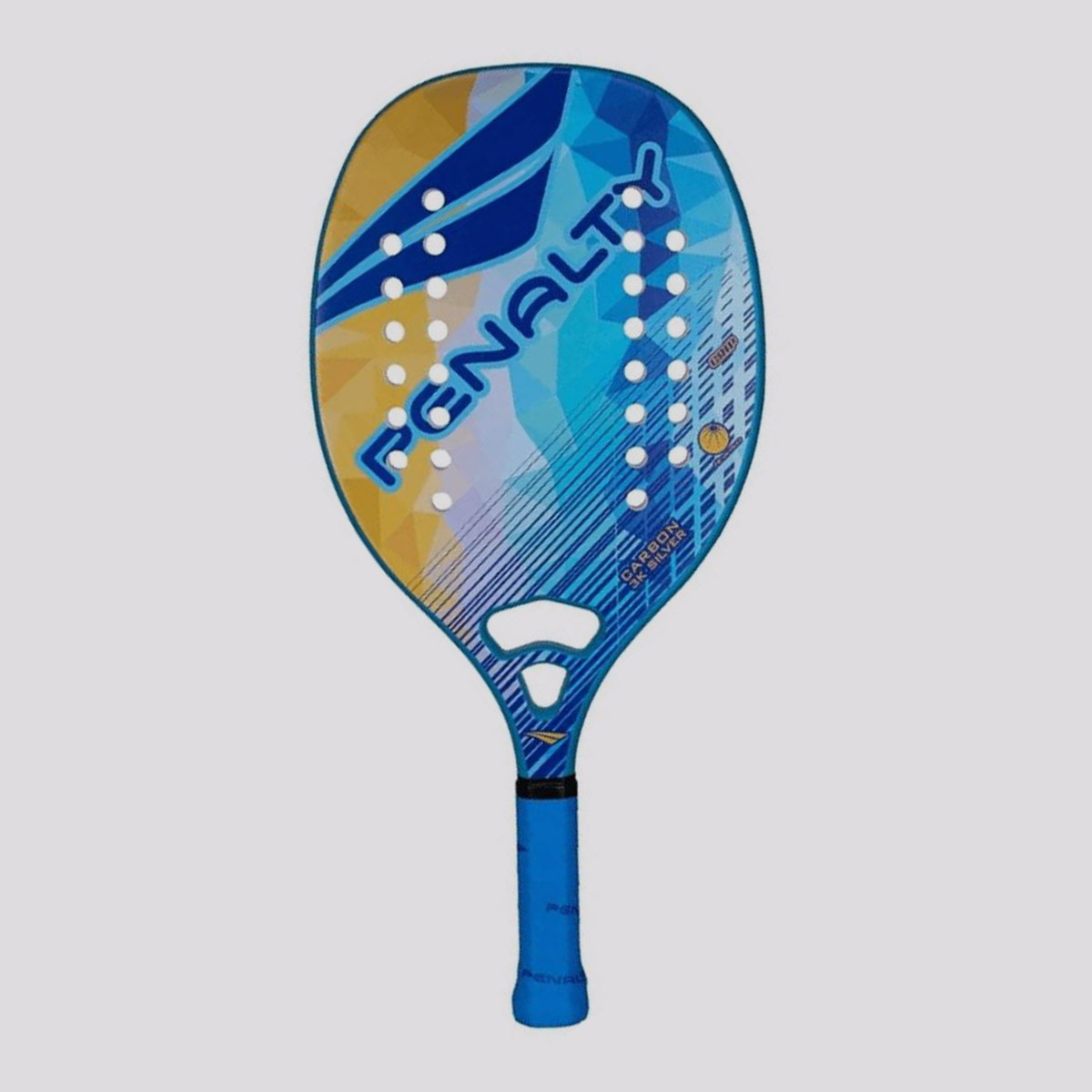 Raquete de Beach Tennis Penalty Carbon 3K Silver