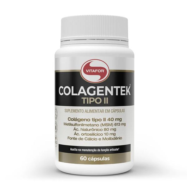 Colagentek Vitafor Tipo II 60 Cápsulas