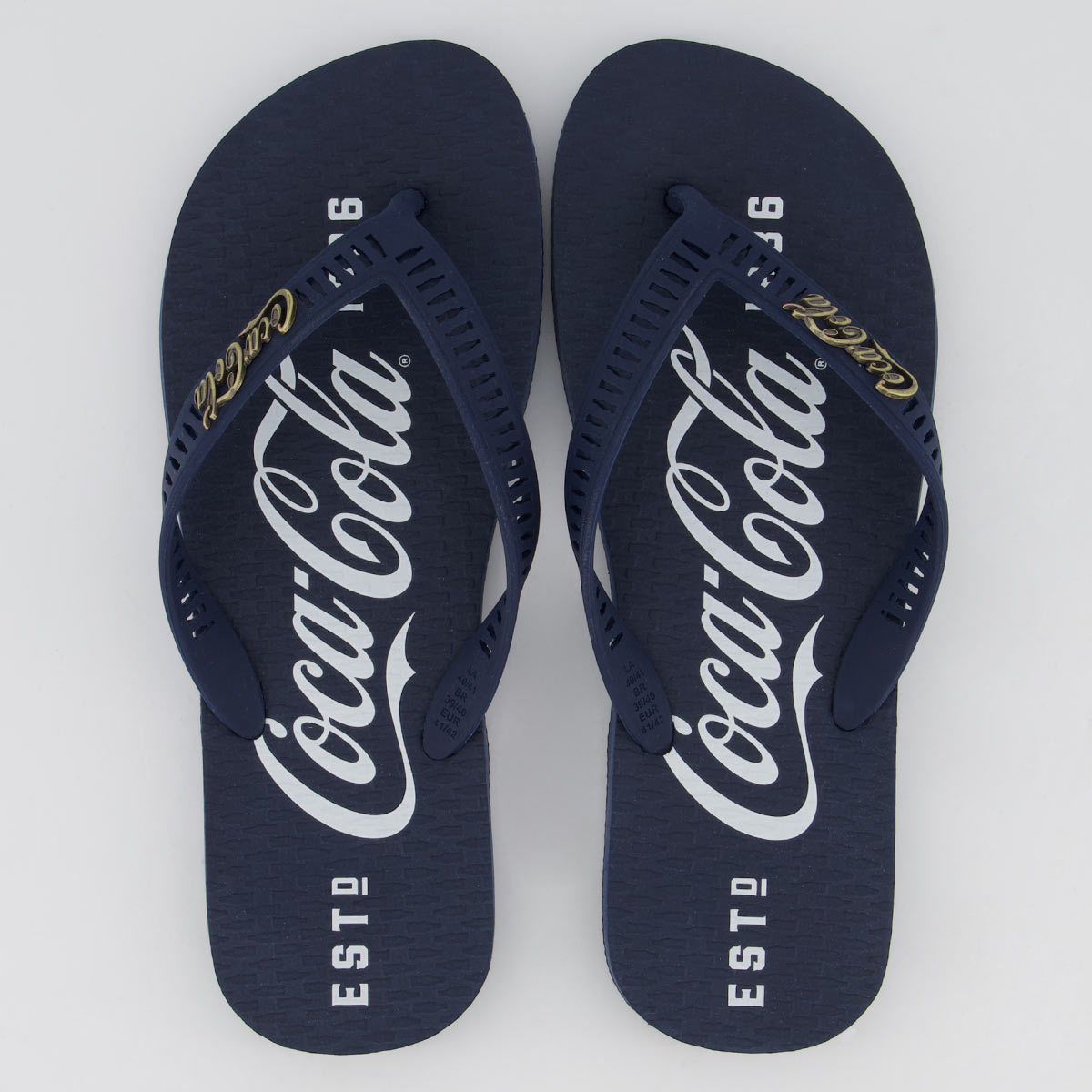 Chinelo Coca Cola 1886 Marinho