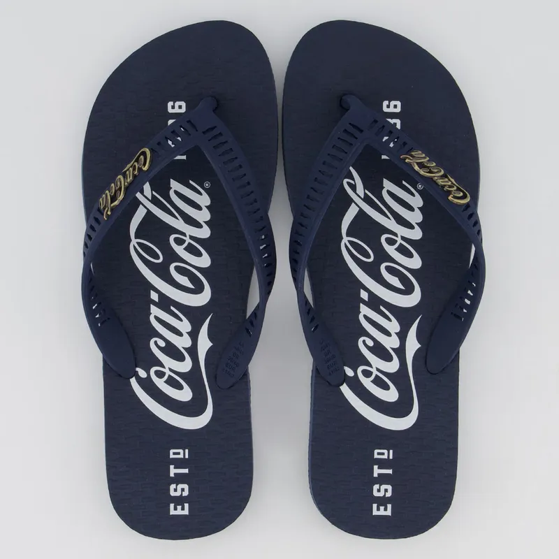 Chinelo Coca Cola 1886 Marinho