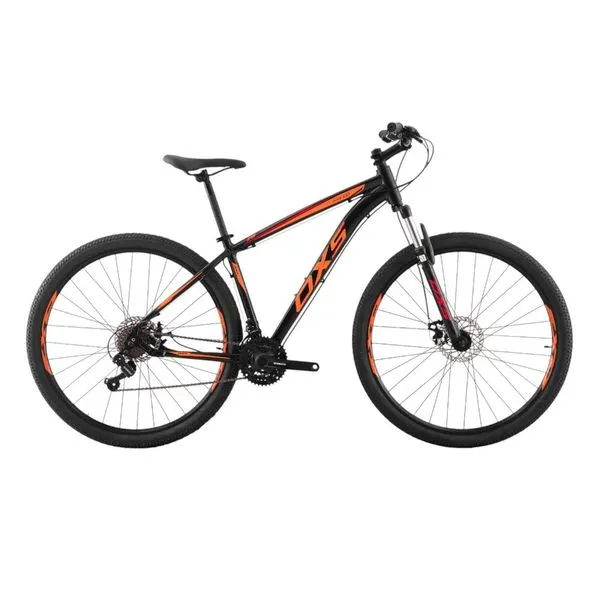 Bicicleta OXS Aro 29 Glide 100 17 Preto E Laranja (MP)