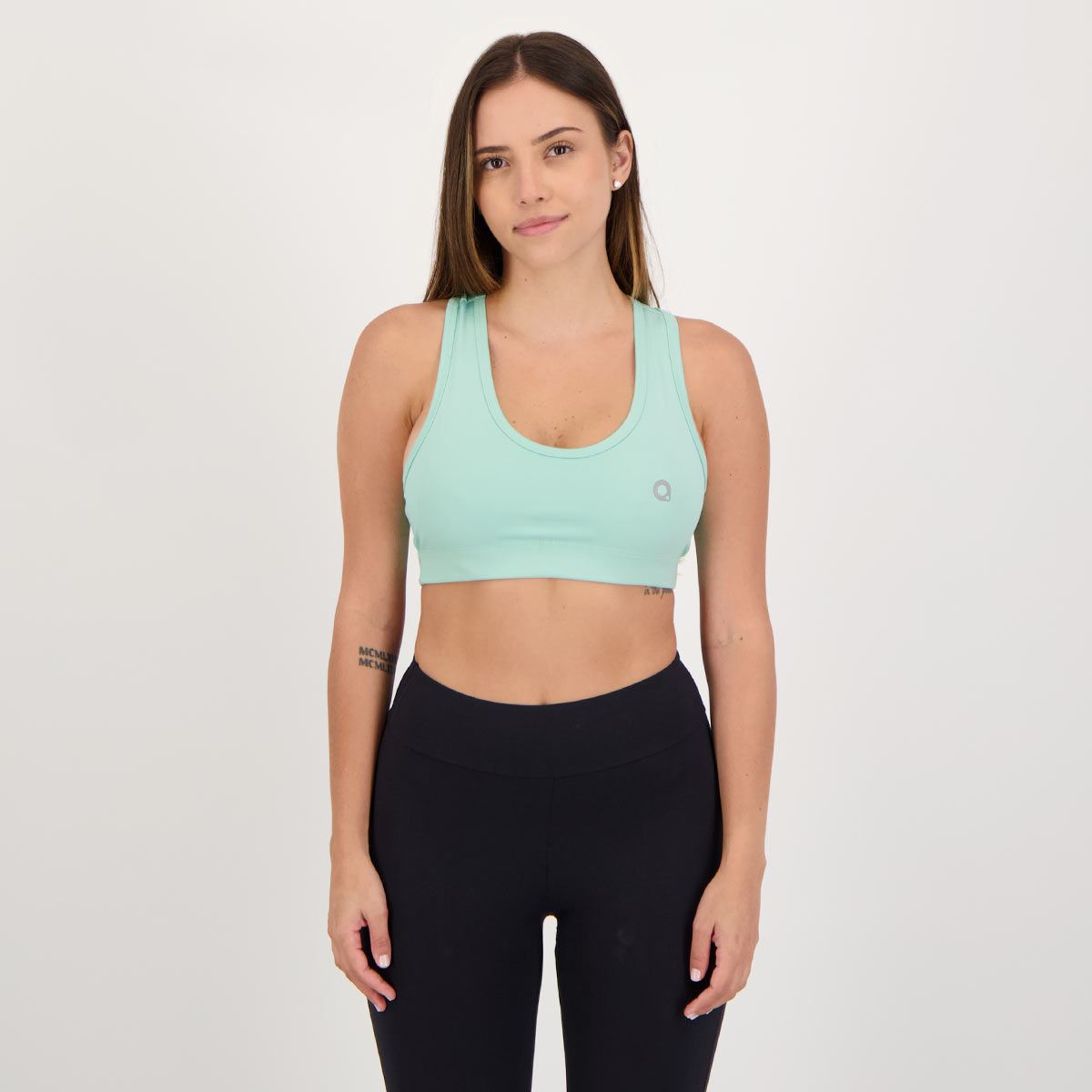 Top Area Hibiscus Feminino Verde
