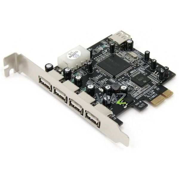 Placa PCI-E c/ 4+1 portas USB - Bytecc - BT-PEU2410