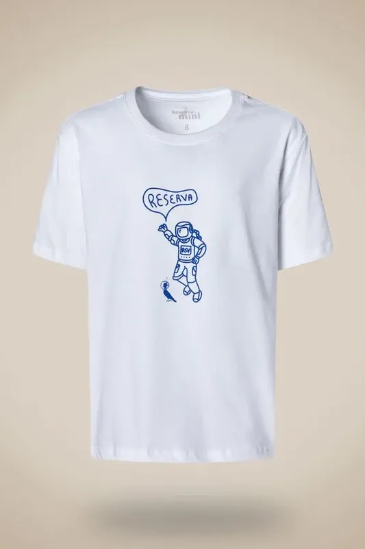 Camiseta Mini Est Out Of This World Branco - 14