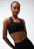 Top Esportivo Feminino Nadador - Preto XP