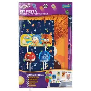 Kit Festcolor Festa Divertidamente 62 Peças 112609 (MP)