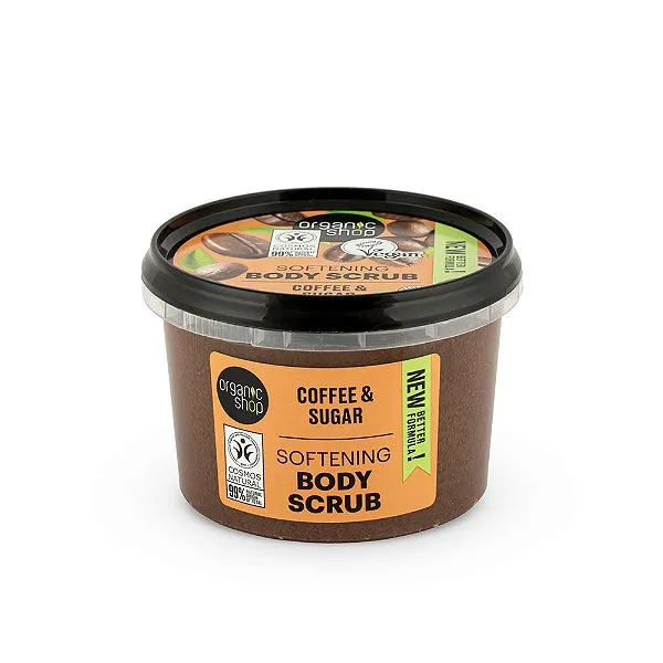 Esfoliante Corporal Organic Shop Café e Açúca
