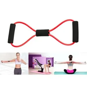 Elástico Extensor para Exercícios Funcionais Formato 8 Fortalecimento de Peito e Braços Látex OEM Elástico Extensor Formato 8 para Exercícios Funcionais Fortalecimento de Peito e Braços OEM