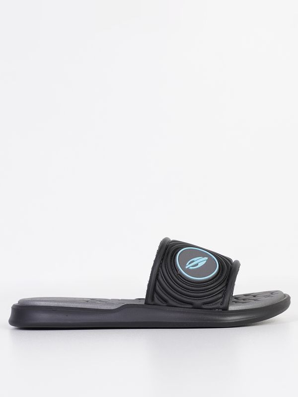 Chinelo Mormaii Juvenil Para Menino - PRETO/CINZA 32/33