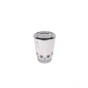 Porta escova de dentes Flores branco Coisas e Coisinhas