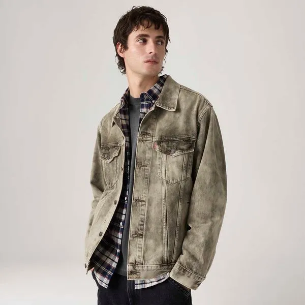 Jaqueta Jeans Levi's® Trucker Relaxed Marrom - XL USA | GG BR