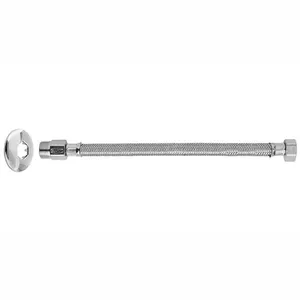 Ligação Flexível Blukit Para Água Morna E Fria 1/2 60cm Aço Inox (MP)