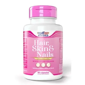 Suplemento de Vitaminas Vitgold Hair, Skin & Nails 60 Cápsulas