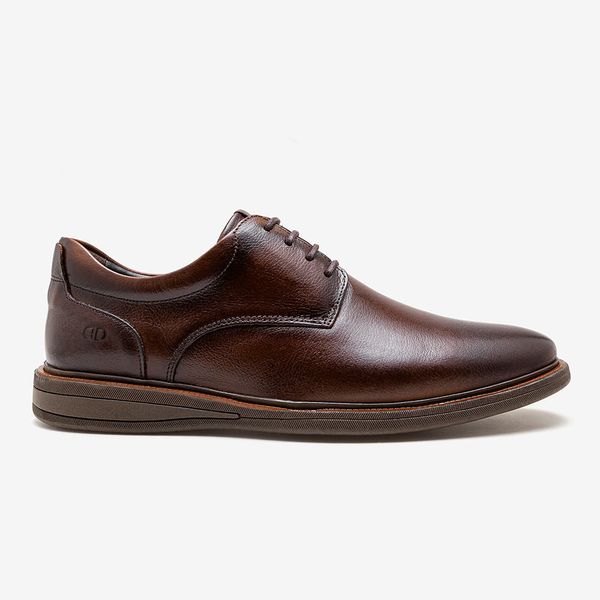 Sapato Masculino Bay Mogno Couro-Marrom-45