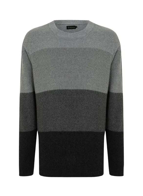 Suéter Tricot Regular Fit Listrado Masculino Individual M