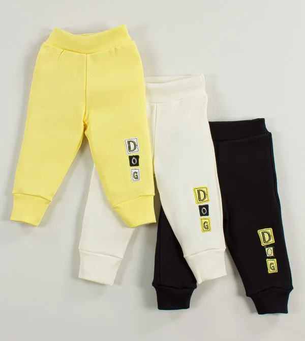 Kit Culote Cachorro com 3 unidades Colorido - P