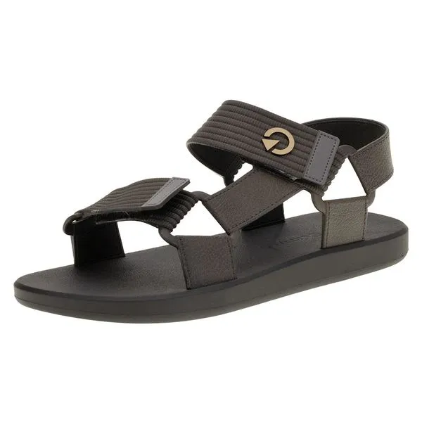Sandália Masculina Montreal Cartago - 11774 PRETO/CINZA 43/44