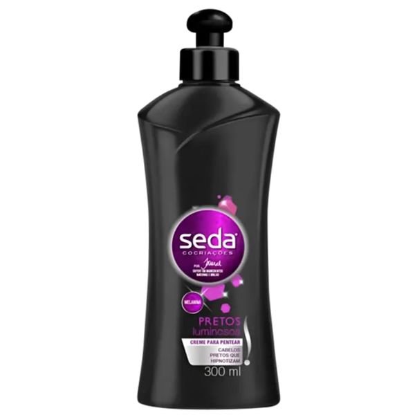 Creme Para Pentear Seda Pretos Luminosos 300ml
